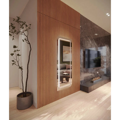 Espelho Orgânico EL24 de Corpo Inteiro 170x70 cm Pulido com LED Esmerilado – Liquidação