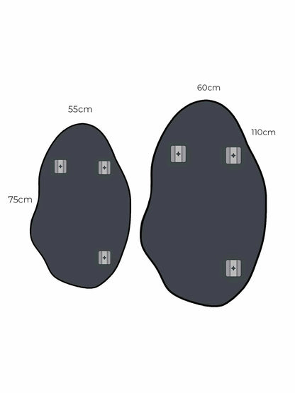 Espelho Decorativo Orgânico Grande em Couro – Rubi – Liquidação  Nosso Produto