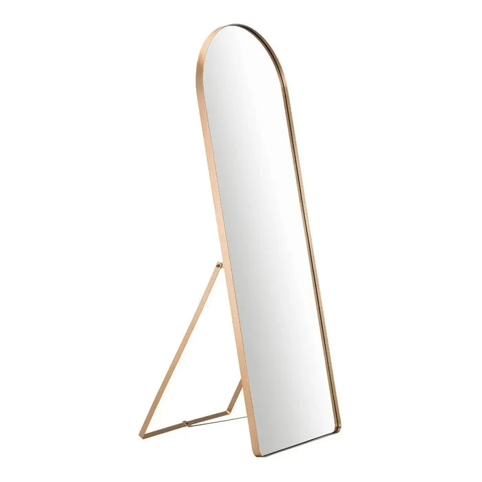 Espelho Pinterest com Suporte e Marco Dourado — LIQUIDAÇÃO