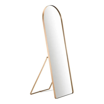 Espelho Pinterest com Suporte e Marco Dourado — LIQUIDAÇÃO